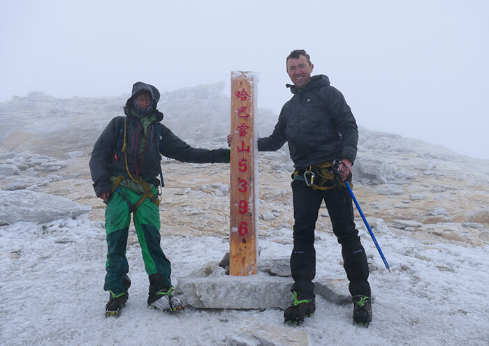 haba snow mountain summit