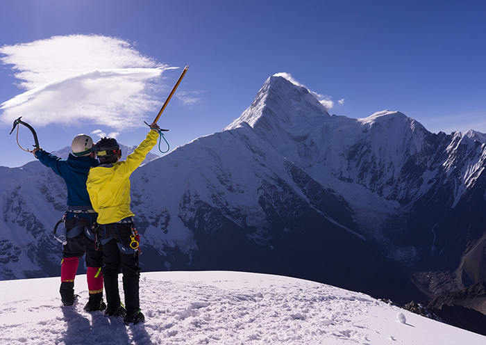 Nama peak mountaineering